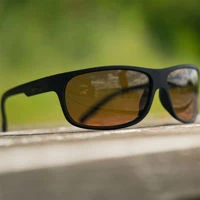 Fox Rage Matt Black Wrap Brown Lens Sunglasses
